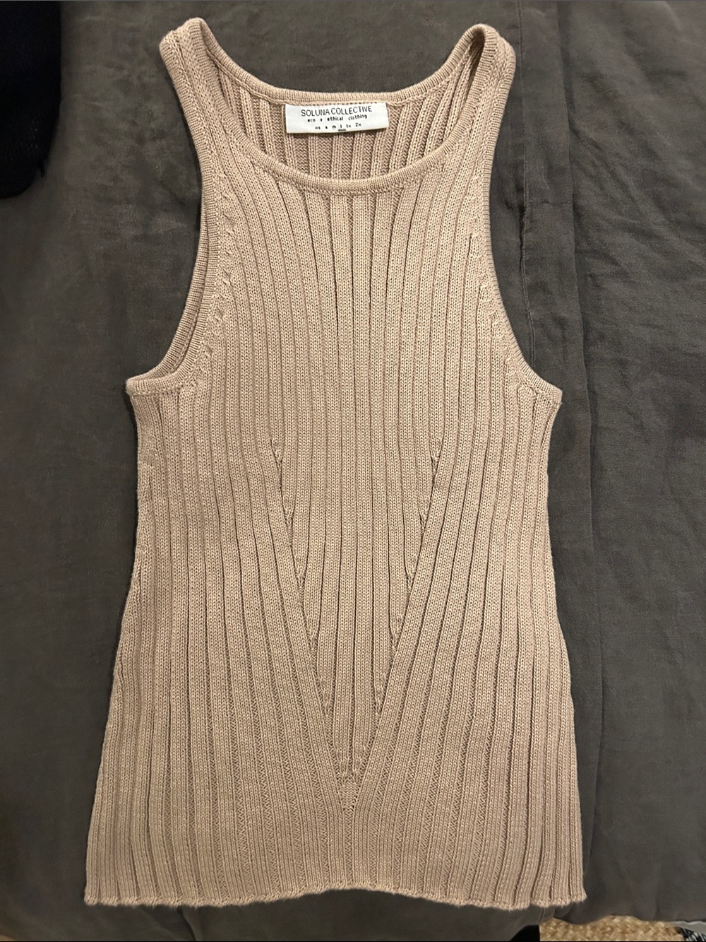 Sand Knit Tank by Soluna Collective